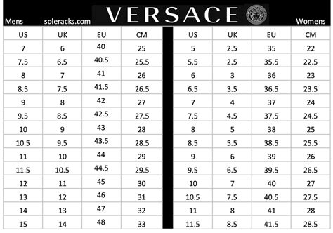 versace sizing chart|versace size chart for women.